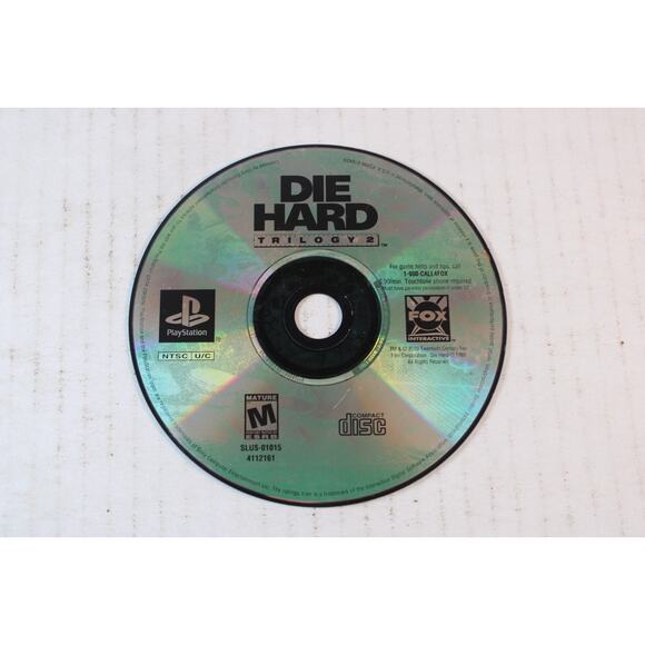 Die Hard Trilogy 2: Viva Las Vegas (Sony PlayStation 1, 2000, PS1) Disc Only - Picture 1 of 6